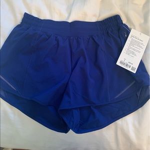 blue lululemon shorts